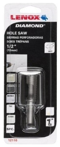 Lenox® 121108DGDS Diamond™ Hole saw, One Piece Design, 1/2" Dia.