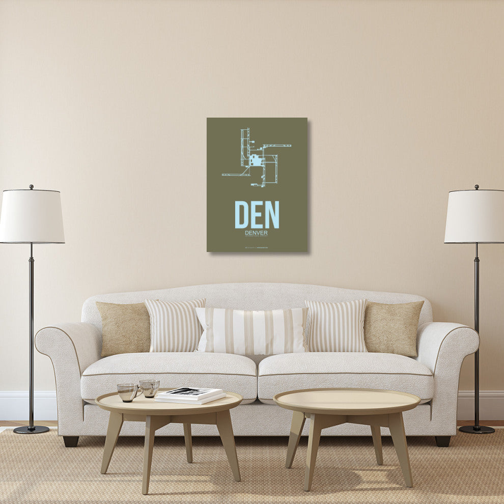 "DEN Denver  Poster 3" Fine Art Print