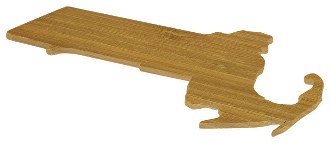 State Shaped Cutting Boards, Black Richlite, Massachusetts