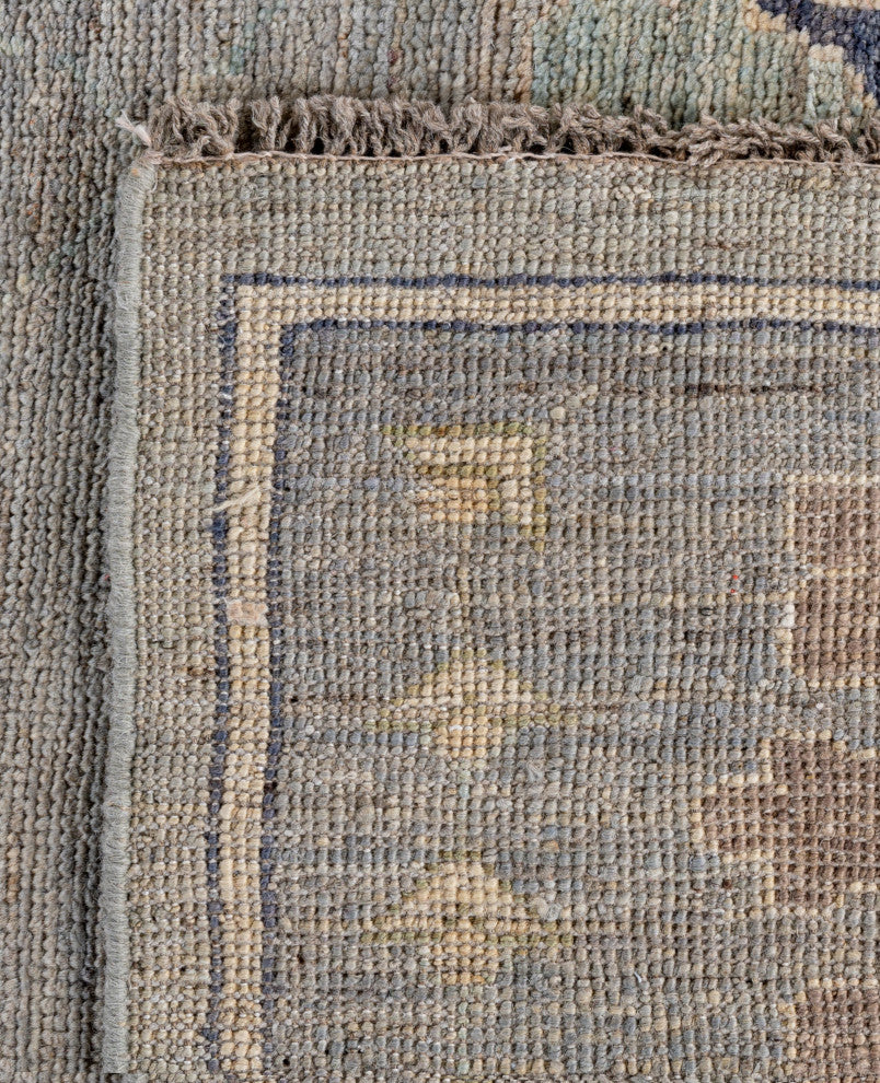 Oushak One-of-a-Kind Hand-Knotted Area Rug Light Gray, 10'0" x 13'8"