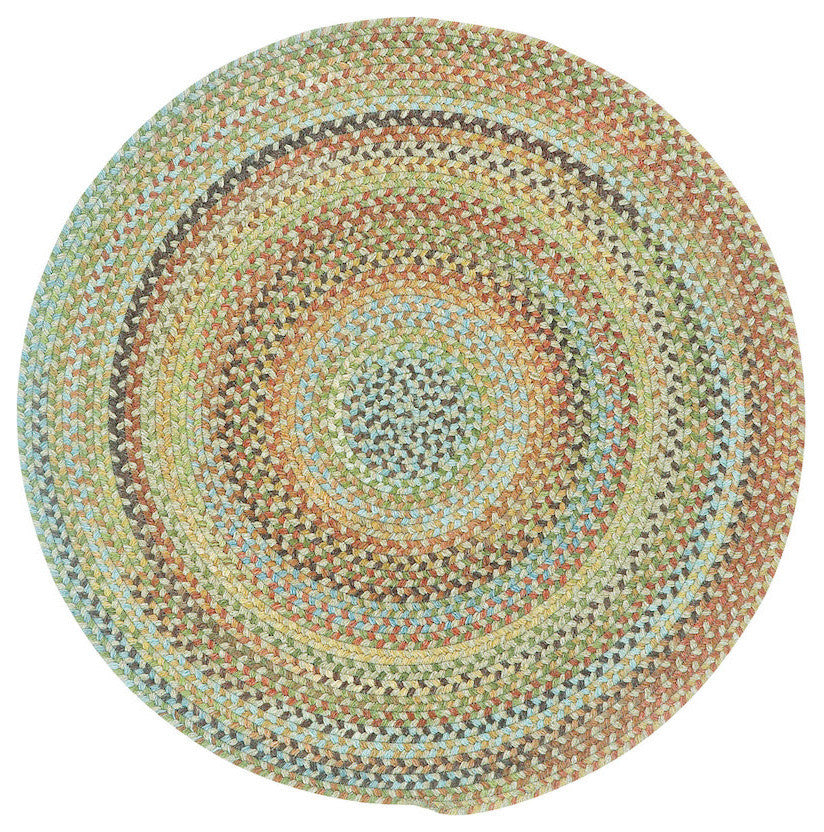 Capel Kill Devil Hill Dusty Multi 0210_910 Braided Rugs - 8' 6" Round