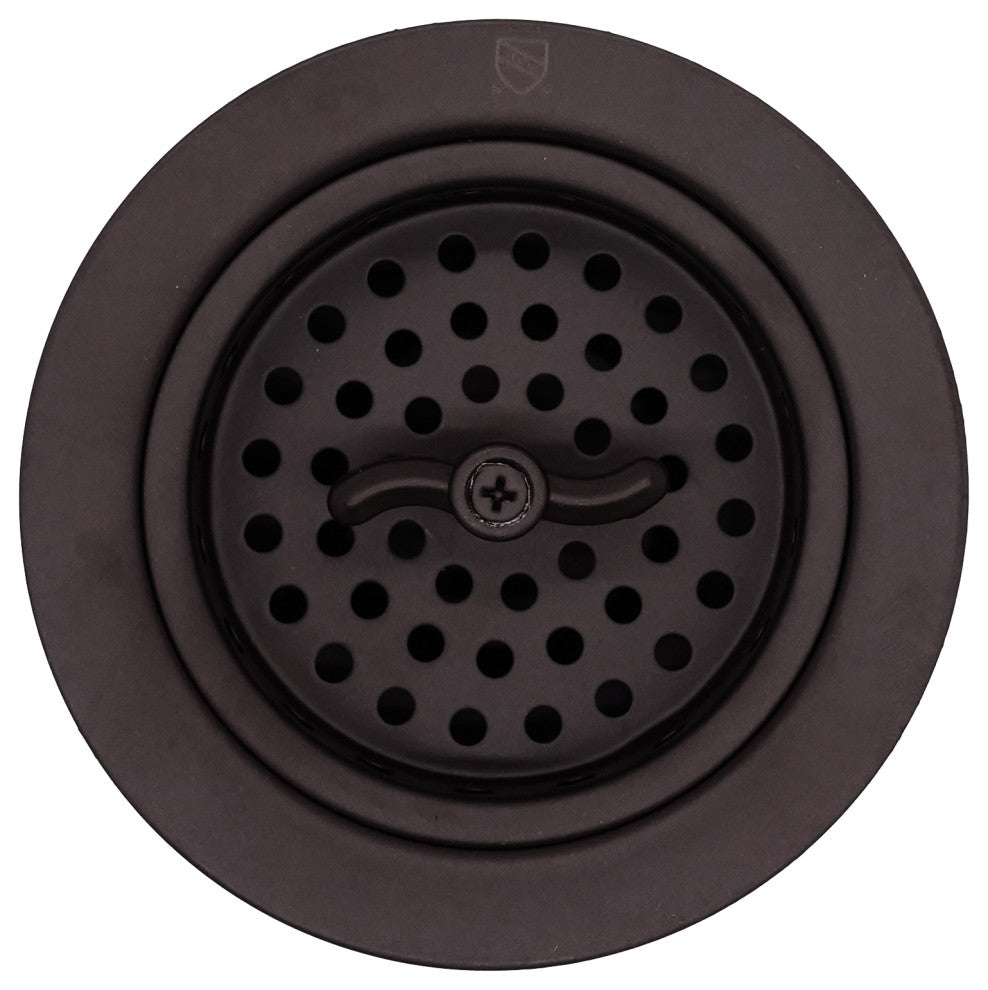 Wing Nut Style Large Kitchen Basket Strainer In Oil Rubbed Bronze, Oil Rubbed Bronze