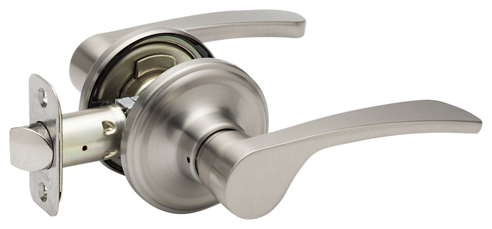 KL2220BC Scandinavian Style Passage Lever, Satin Stainless