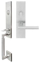 Copenhagen Lever, Mortise Entry Handleset, Right Hand, Satin Stainless Steel