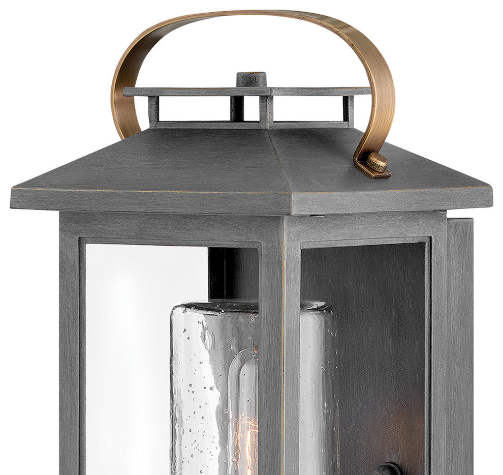 Hinkley Atwater Medium Wall Mount Lantern, Ash Bronze