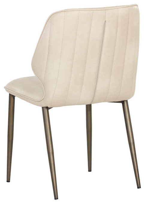 Clinton Dining Chair, Bronze, Bravo Cream, Set of 2