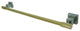 24" Towel Bar, Polished Chrome/Polished Brass