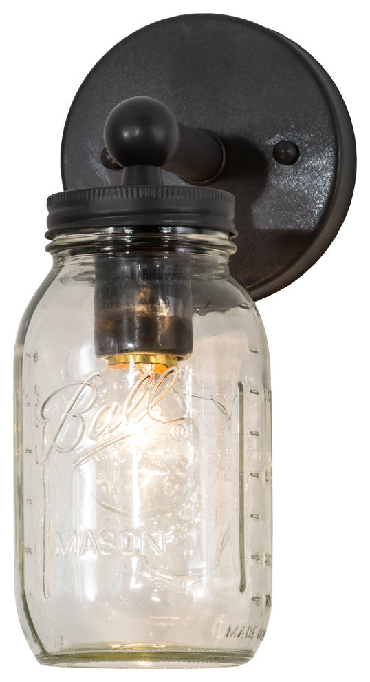 4.5W Mason Jar Wall Sconce
