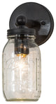 4.5W Mason Jar Wall Sconce