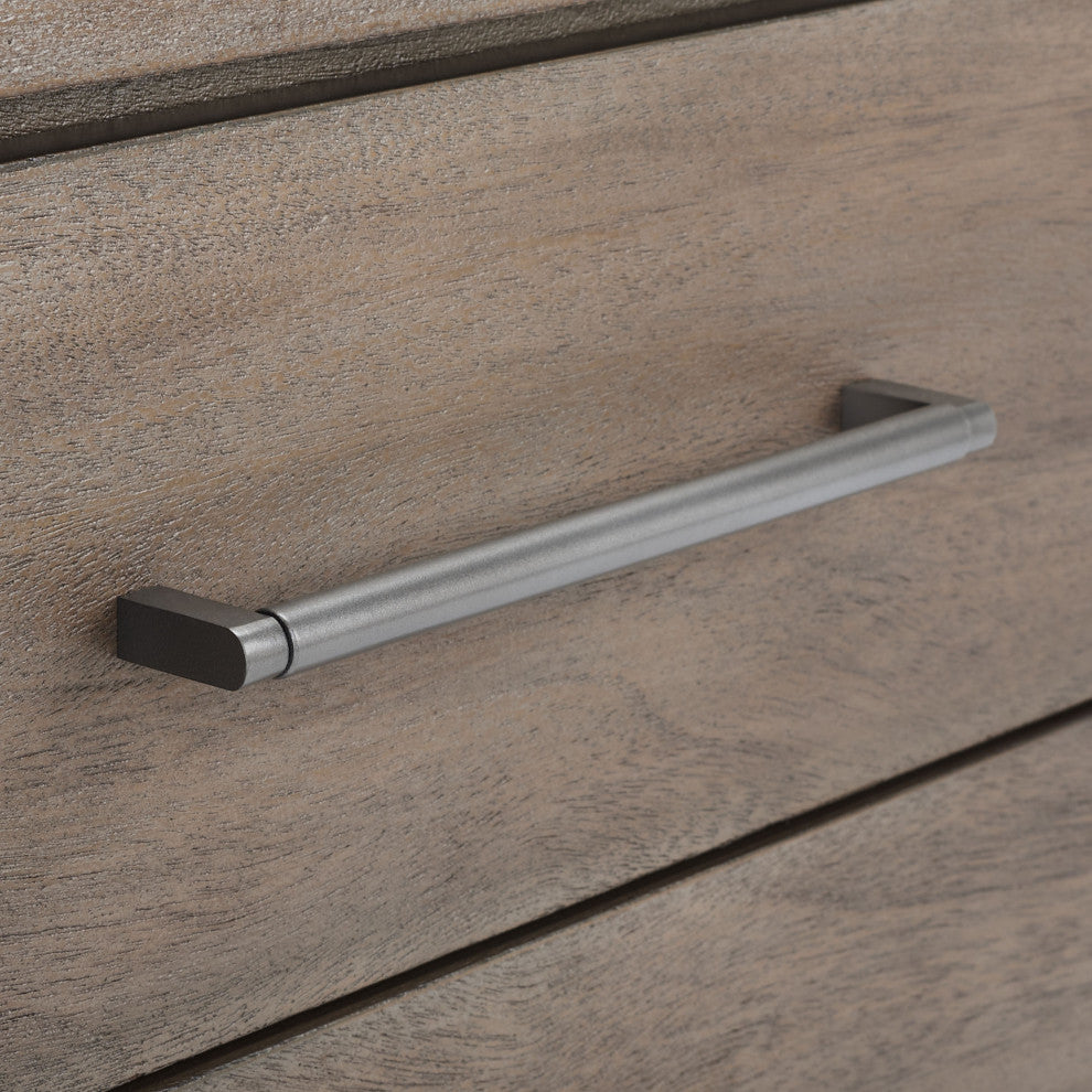 Safavieh Couture Rosey 3 Drawer Wood Nightstand, Light Brown