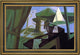 Juan Gris The Bay - 16" x 24" Framed Premium Canvas Print