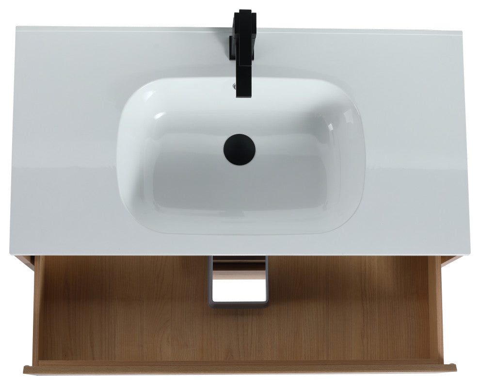 36" Sink Vanity, Plywood, Smc Top, No Faucet