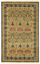 Unique Loom Navy Blue Carnation Edinburgh 3' 3 x 5' 3 Area Rug