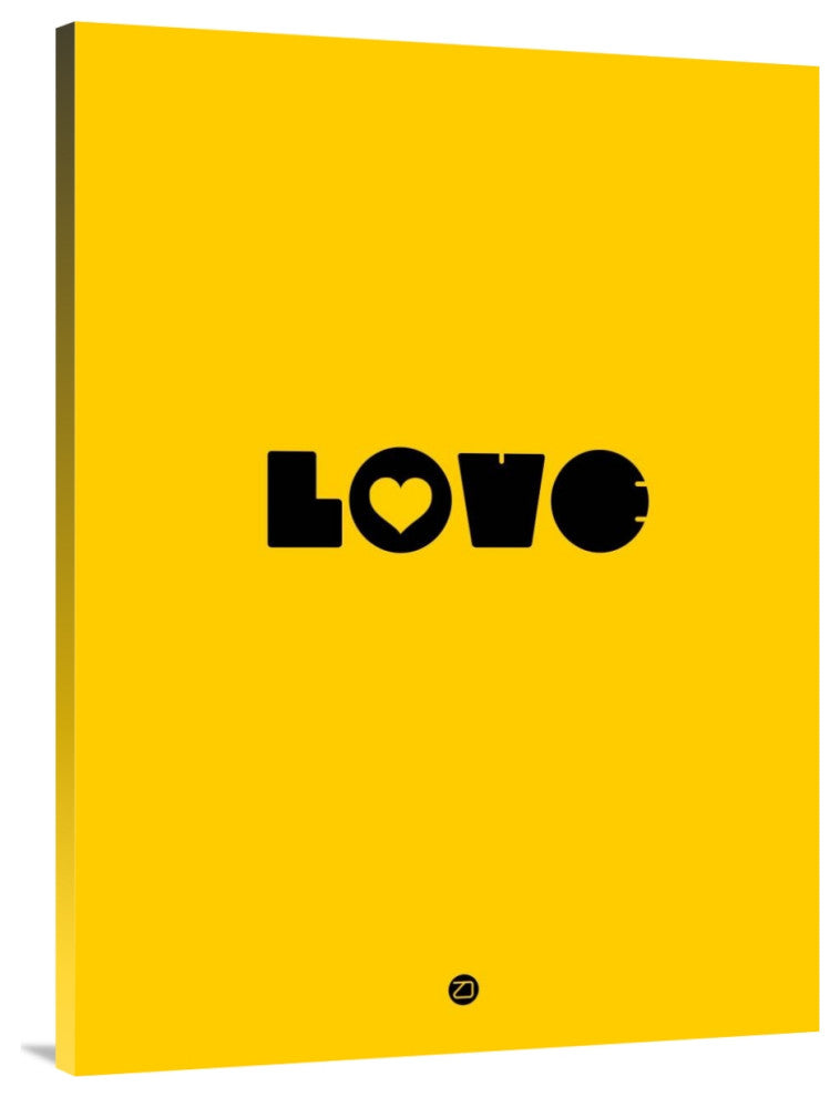"LOVE Yellow" Poster Fine Art Print