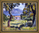 Henri Lebasque View at Esterel Framed Premium Canvas Print, 20"x25"