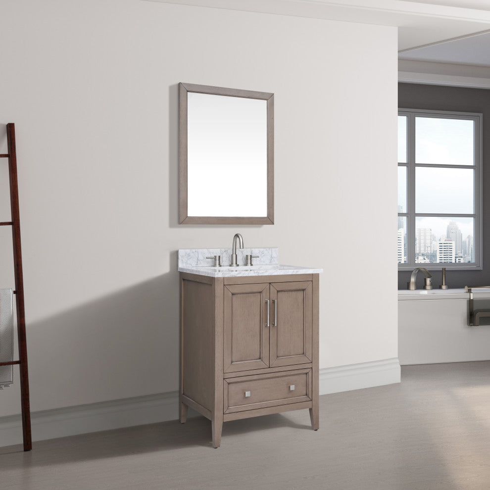 Avanity Everette 24 in. Vanity Only in Gray Oak