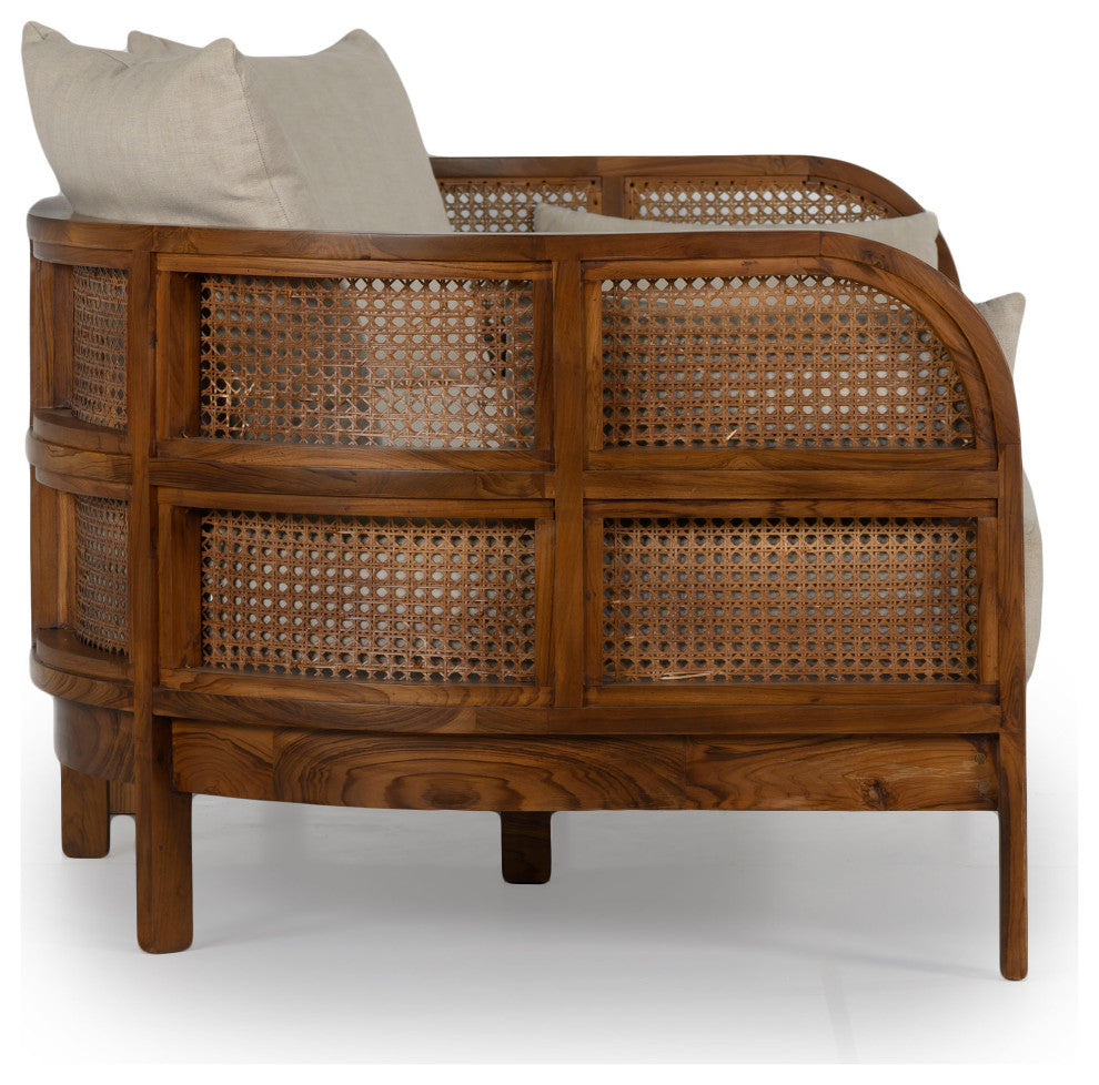 Nest Cane Recycled Teak Daybed
