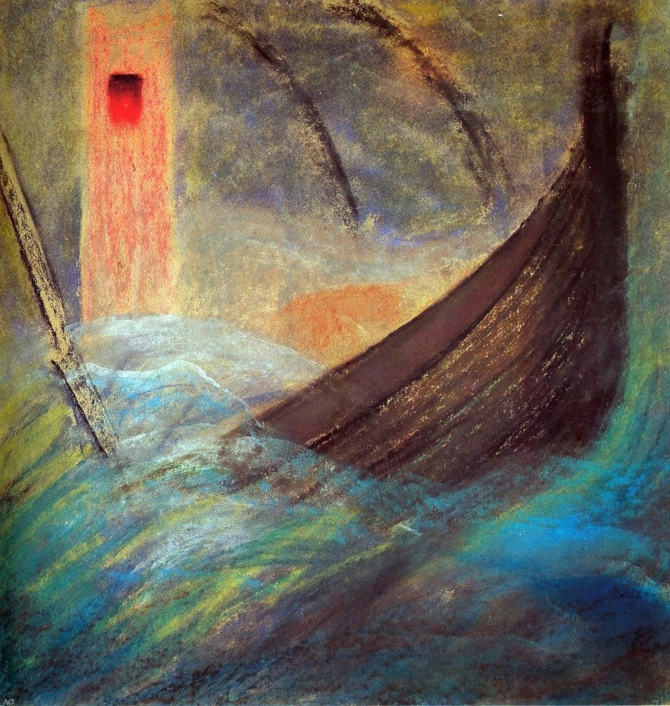 Mikalojus Ciurlionis Wrath II - 20" x 20" Premium Canvas Print