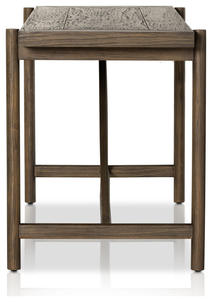 Goldthwaite Console Table-Sienna Brown
