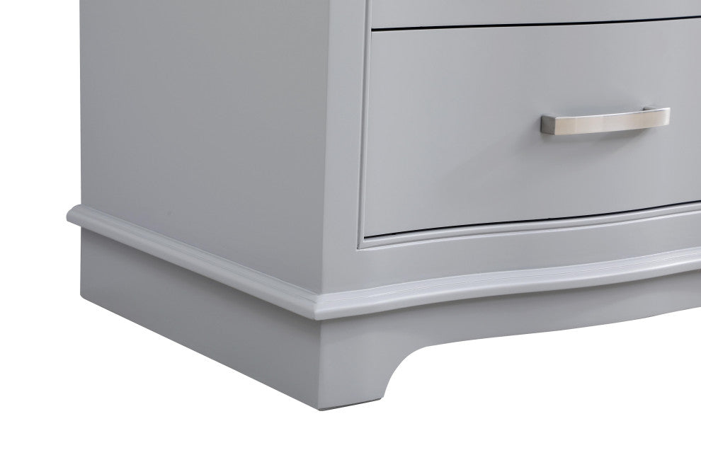 Home Living Knox 24" Single Bathroom Vanity, Grey