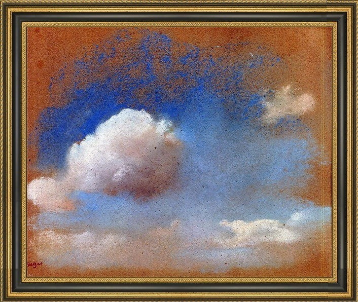 Edgar Degas Sky StudyFramed Premium Canvas Print, 20"x16"