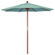 7.5' Wood Umbrella, Spa