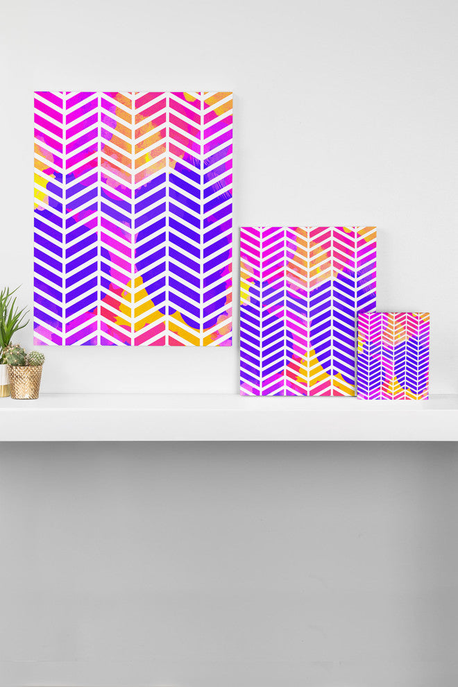 Deny Designs Rebecca Allen Purple Bliss Art Canvas