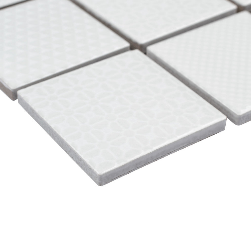 Celadon White Porcelain Floor and Wall Tile