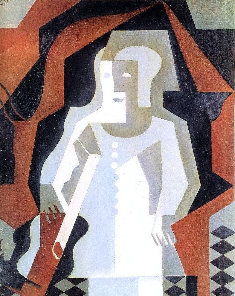 Juan Gris Clown - 20" x 25" Premium Canvas Print