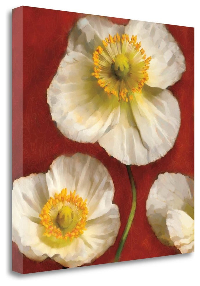 "Poppy Elegance II" By Janel Pahl, Giclee Print on Gallery Wrap Canvas
