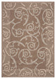 Safavieh Courtyard Cy7108-97A18 Outdoor Rug, Dark Beige/Beige, 4'0" X 5'7"