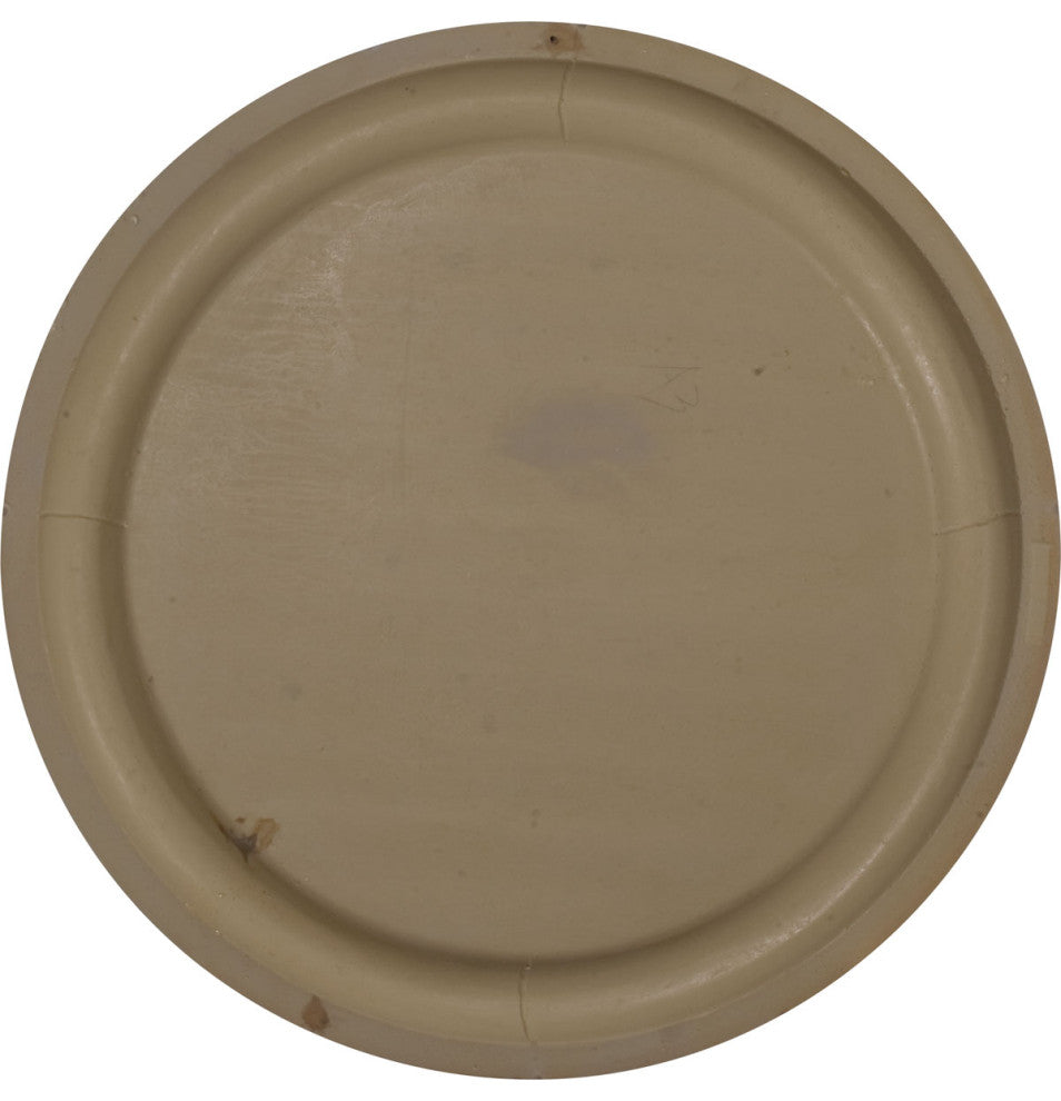 27"W x 27"H Plain Round Gable Vent Louver, Decorative