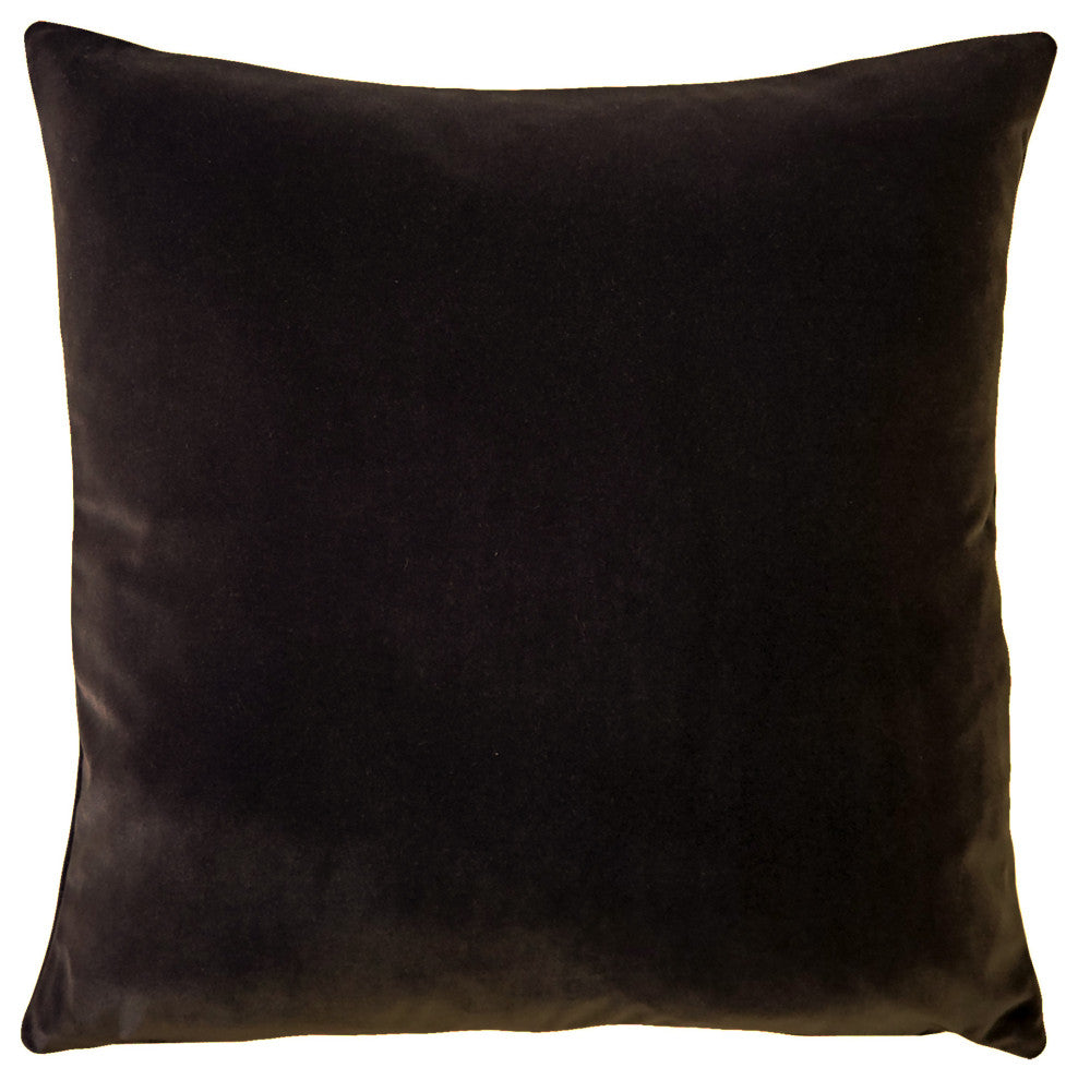 Castello Velvet Throw Pillows, Complete Pillow with Insert (18 Colors, 3 Sizes)