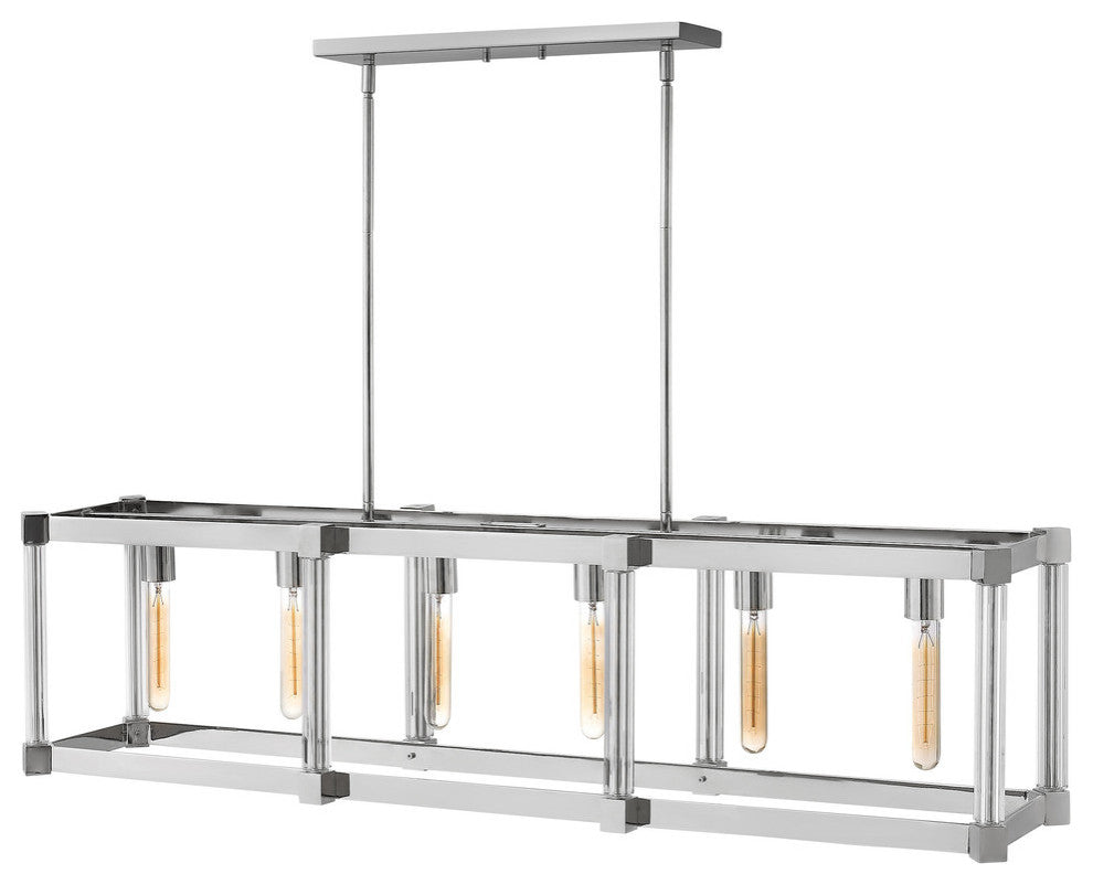 Hinkley Empire Chandelier Six Light Linear