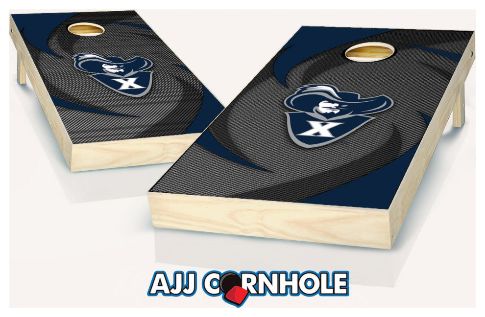 Xavier Swoosh Cornhole Set