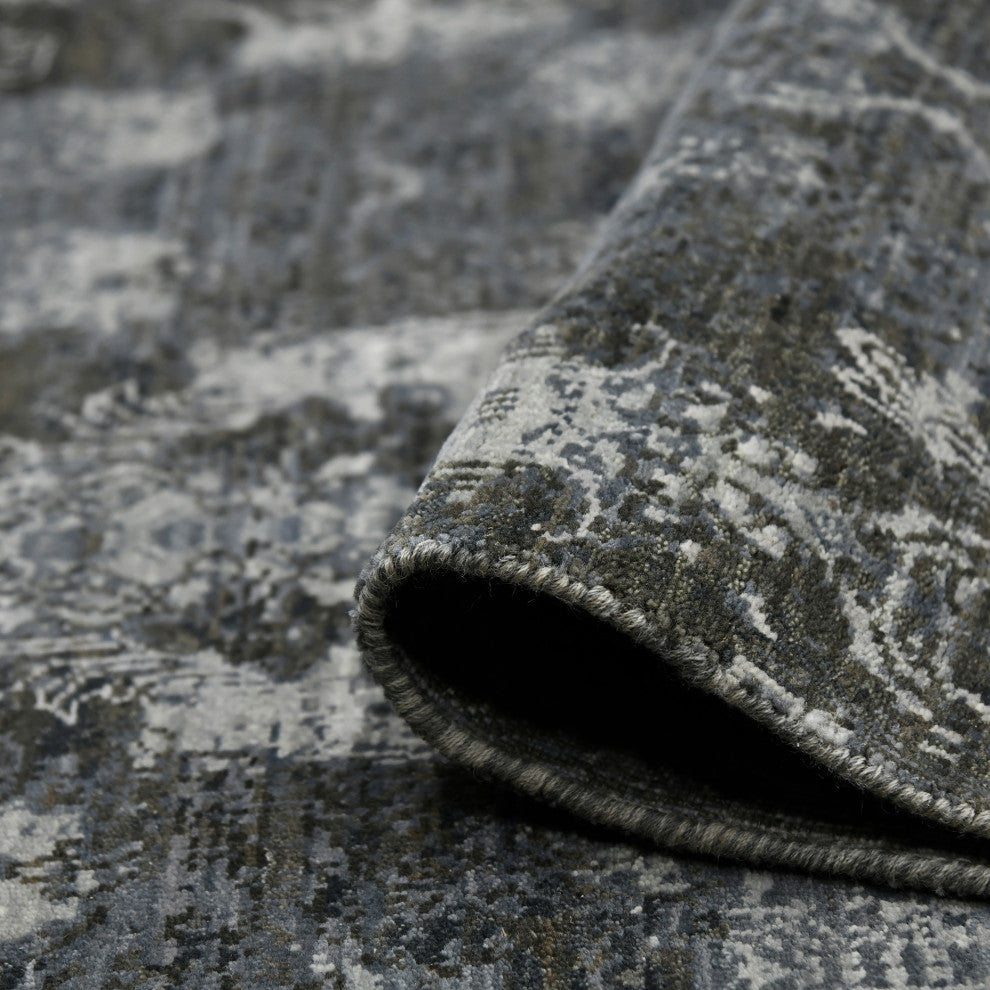 Kohinoor Area Rug, Blue, 8' x 10', Geometric