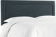 Ana Twin Upholsterd Border Headboard, Zuma Navy