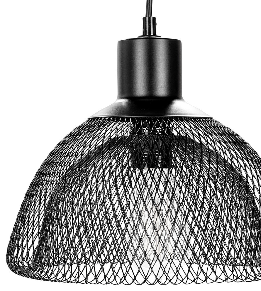 Polaris Pendant Light, Black, Small 10"