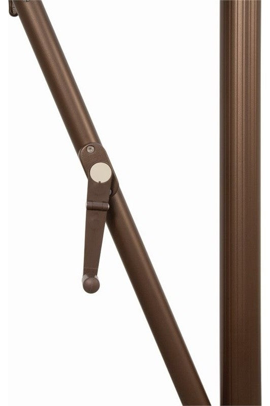 10' Round Polyester Cantilever Umbrella, Horizontal Tilt, Natural