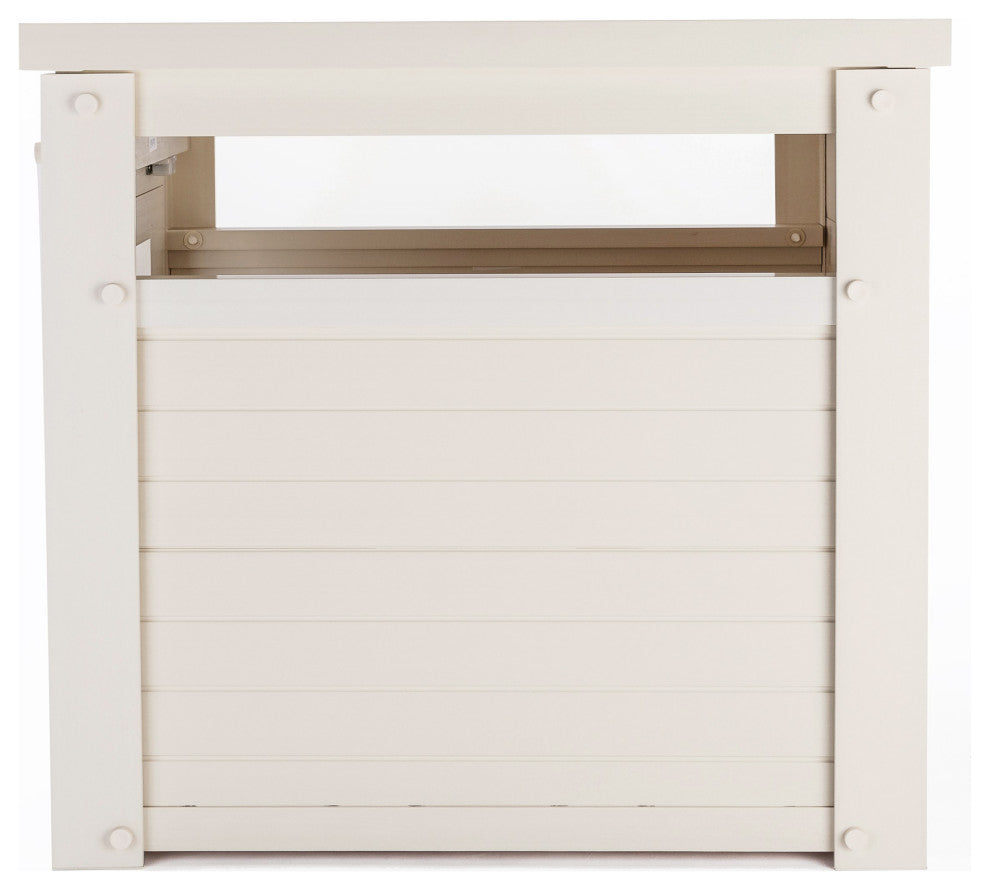 ECOFLEX® Litter Box Cover End Table, Antique White, Standard