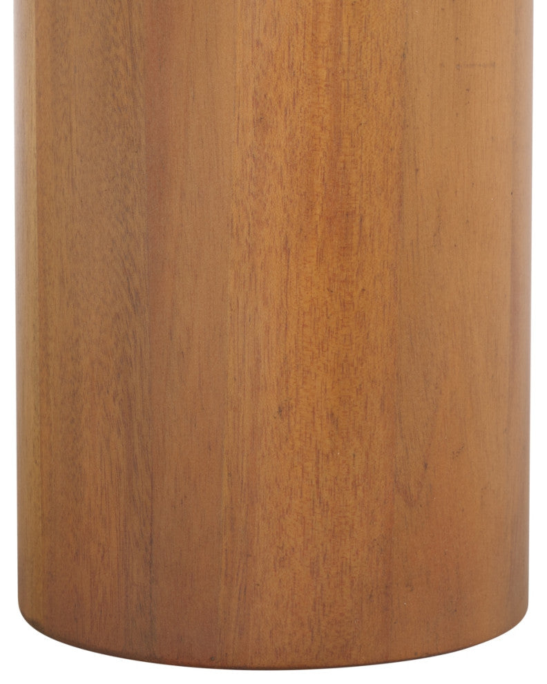 Safavieh Couture Bary Round 3 Leg Wood Coffee Table, Natural