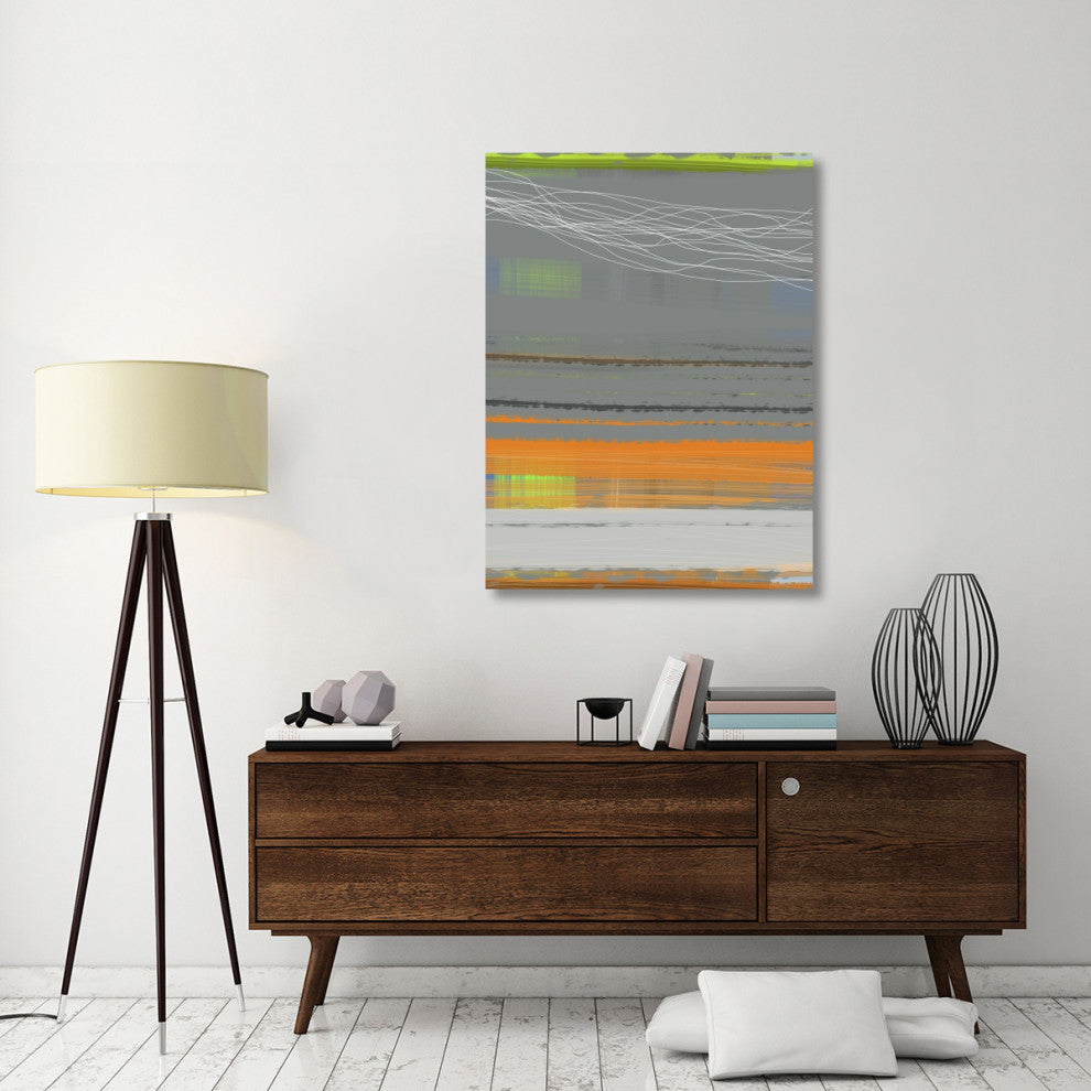 "Abstract Orange Stripe1" Fine Art Print