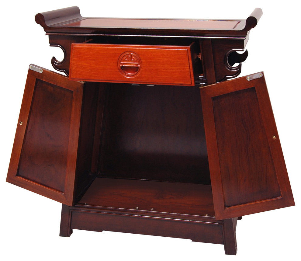 Rosewood Altar Cabinet, Two-tone