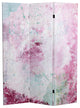 5' Tall Pink Boudoir Canvas Room Divider