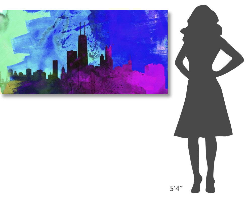 "Chicago City Skyline" Fine Art Print