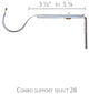 Versailles Non-Telescoping Curtain Rod, Chrome, 96''