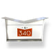 ButterFly Box: Contemporary, Modern, Wall-Mounted Mailbox in White and Orange