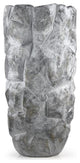Mountainous Polyresin Vase, Stone, Small