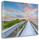 "The Walk To Sunset Beach" By Andrew Vernon, Giclee Print on Gallery Wrap Canvas