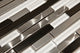 Stainless Steel and Glass Mix Interlocking Mosaic, Sample